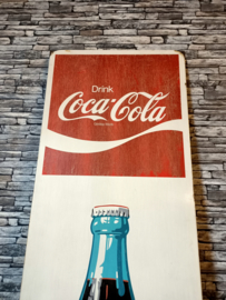 Emaille Bord (Staand) Coca-cola (1973) SOLD !!