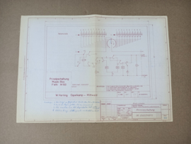 Wiring Diagram : Harting M100 (1965) jukebox