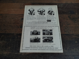 Reclame: Esram Racing / Buggy (1974) 29 x 21 cm