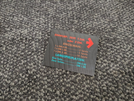 Pricing Plastic/ Germany (Seeburg/Div)