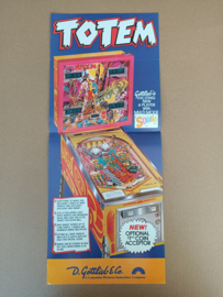 Flyer/ Folder: Gottlieb Totem (1979) Flipperkast