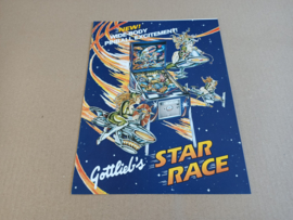 Flyer/ Folder: Gottlieb Star Race (1980) Flipperkast