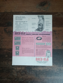 Flyer/ Folder  (Rock-Ola 1493 Princess) 1961