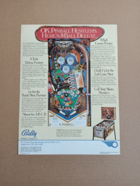 Flyer: Bally Eightball Deluxe (1981) Flipperkast