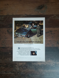 Reclame: BMW 3.0 S (1971) 29 x 21 cm