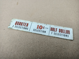 Pricing Glas/ Middle (Seeburg AY160)