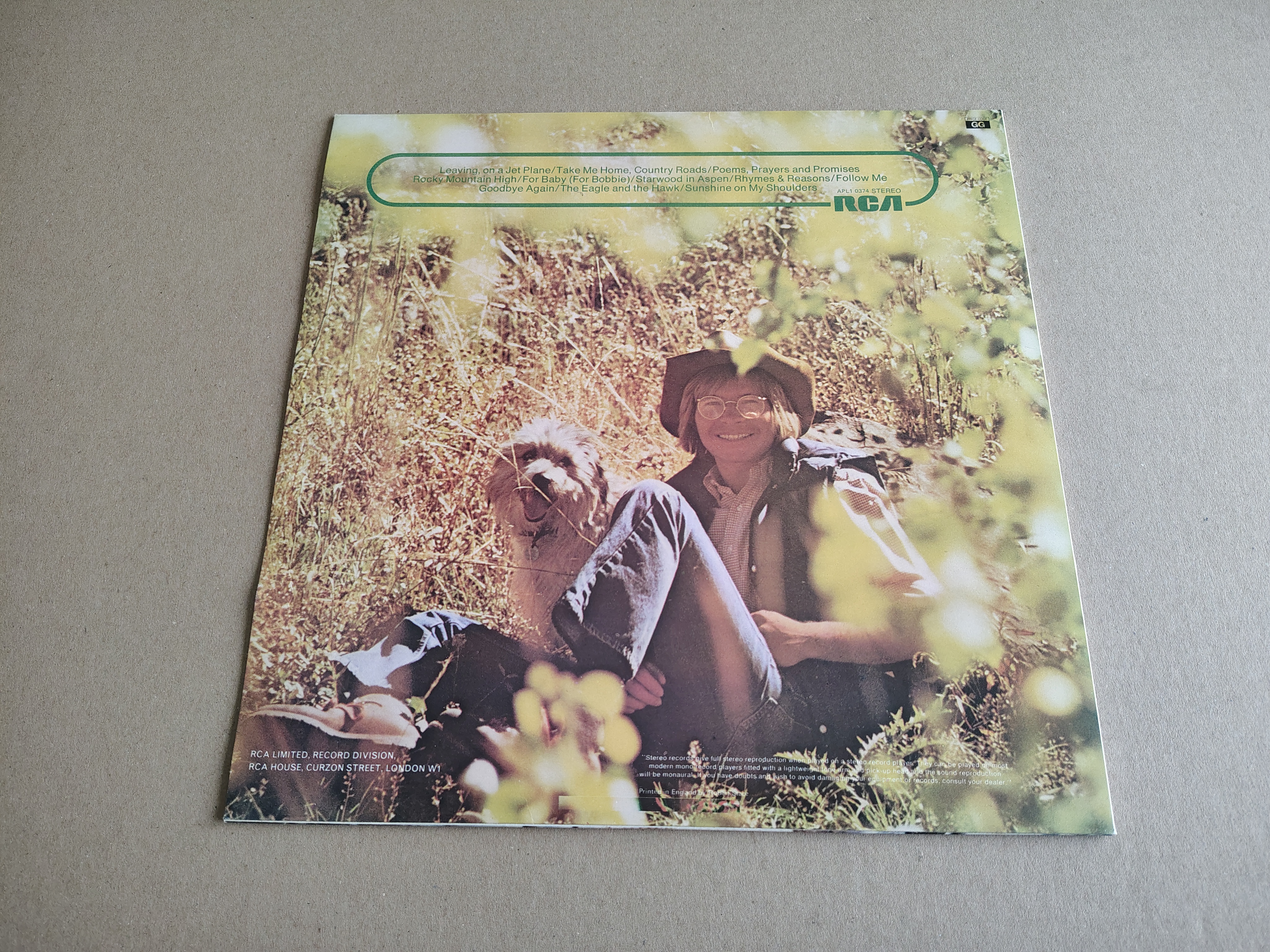 Vinyl LP: John Denver - The Best of (1972)