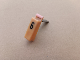 Push Button "6"  (Rock-ola Tempo 2/ 1478)