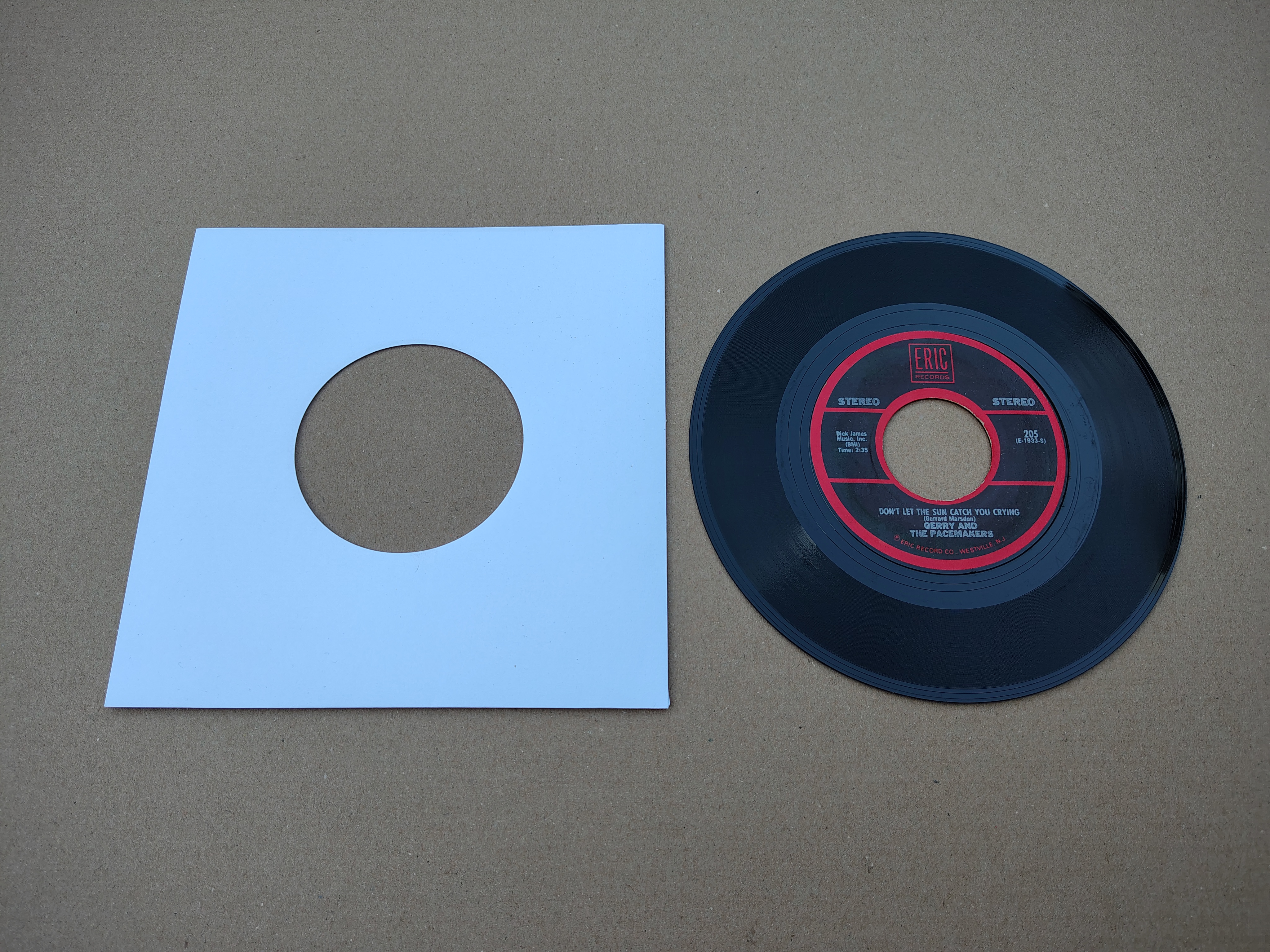 7" Single: Gerry And The Pacemakers - Don't Let The Sun Catch You Crying (1964) USA