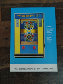 Flyer: Flipperkast Bergmann Las Vegas (1972) Topfit Wand gokkast