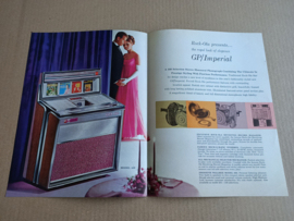 Flyer/ Folder: Rock-ola 433 GP 160 (1966) jukebox