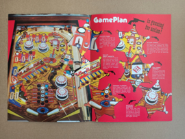 Flyer/ Folder: Gameplan Sharpshooter (1979) Flipperkast