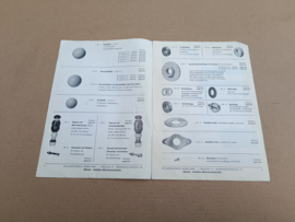 Parts/Prijslijst : Nobiling Tafelvoetbal Spel (1966)