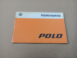 Instruction Book: Volkswagen Polo MK 1 (1975) Finland