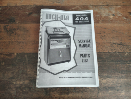 Service Manual: (Rock-ola - Capri/ 404 (1963) NEW !!
