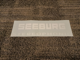 Sticker Seeburg Stereofonic (Wit/White) Seeburg Channel 222