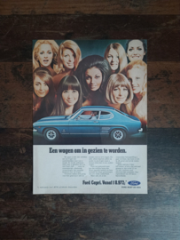 Reclame: Ford Capri (1971) 29 x 21 cm