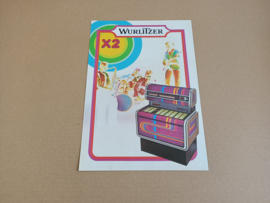 Flyer: Wurlitzer X2 (1980) jukebox