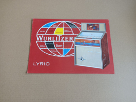 Flyer/ Folder: Wurlitzer Lyric (1965) jukebox