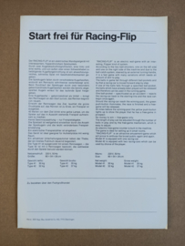 Flyer: Racing Flip (Wand Gokkast)