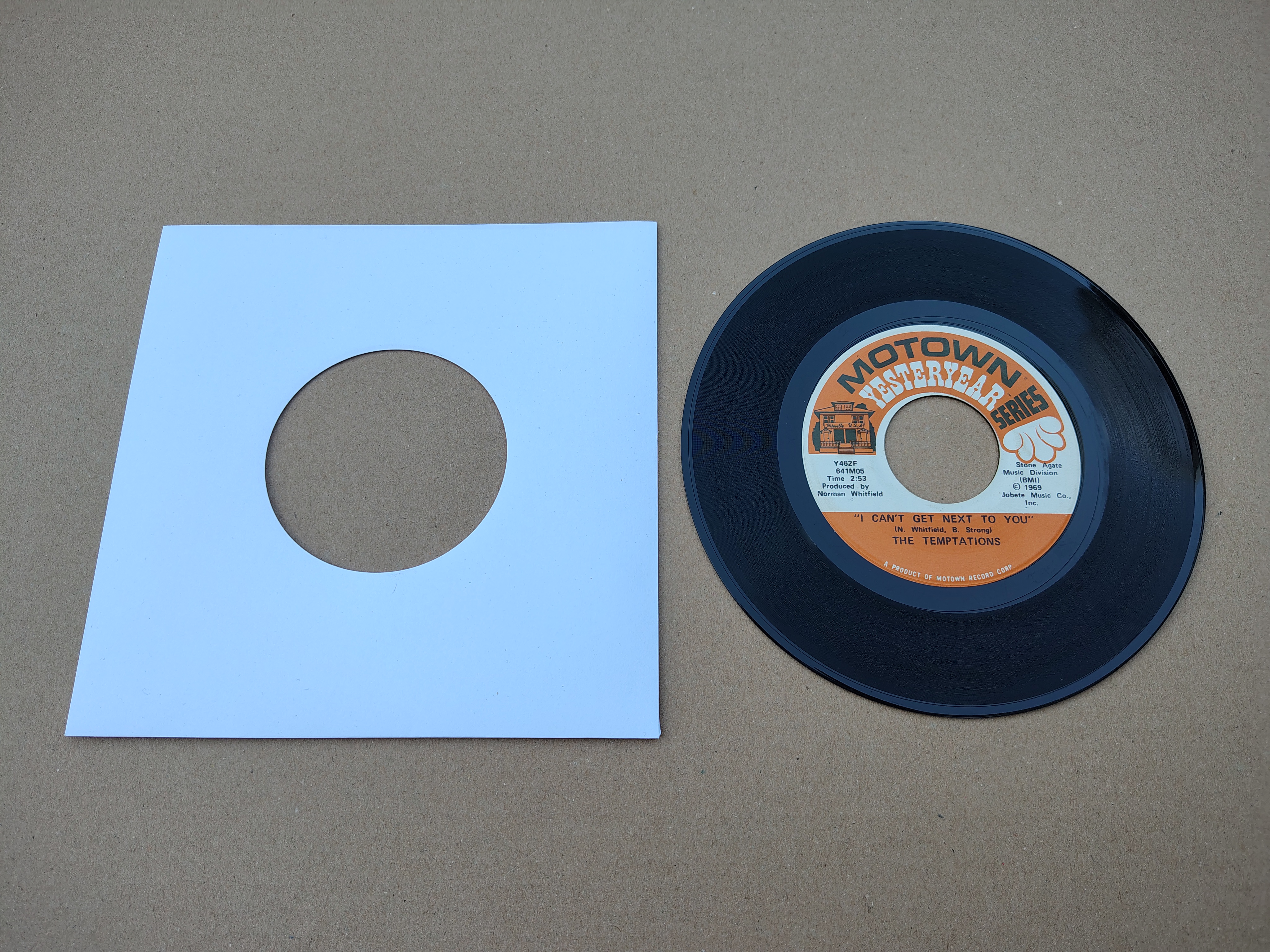 7" Single: The Temptations -Paradise (1962) USA