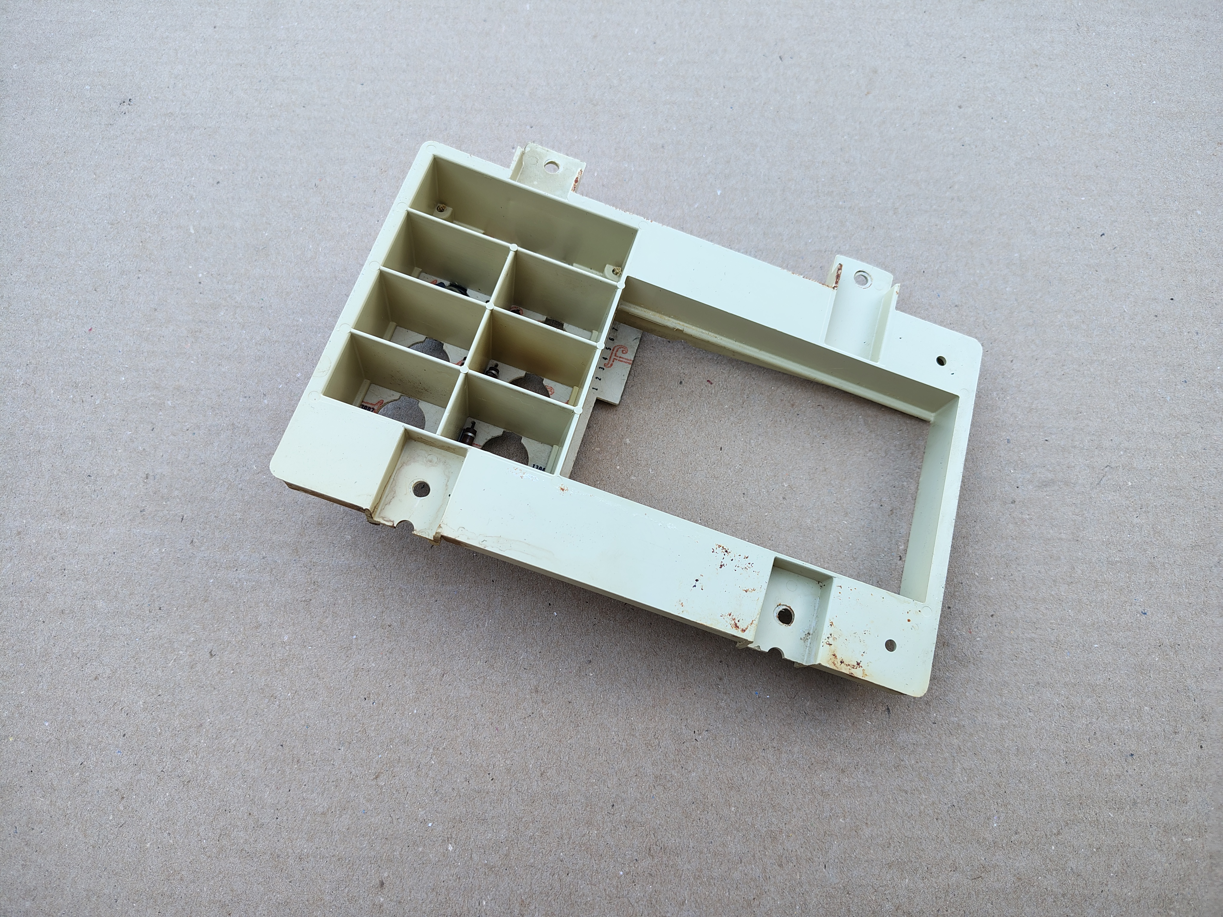 Pricing Frame/ Plastic + Lamp Board (Seeburg Entertainer/ ESTD2)