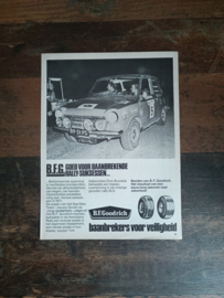 Reclame: DAF 55/ Rally / Variomatic (1971) 29 x 21 cm
