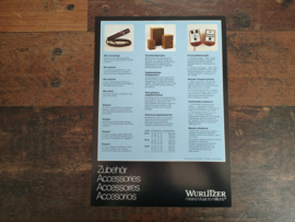 Flyer: Wurlitzer Accessoires (1975) jukebox