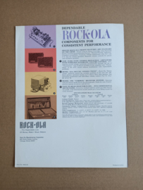 Flyer/ Folder: Rock-ola 432 GP 160 (1966) jukebox