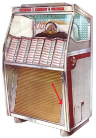 Side List/ Cabinet/ R.H (Wurlitzer 2150)