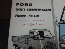 Flyer: Ford Taunus FK1000/ FK1250/ Van / Truck (1960)