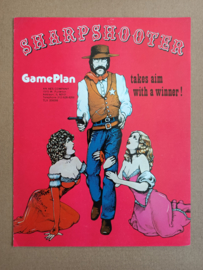 Flyer/ Folder: Gameplan Sharpshooter (1979) Flipperkast