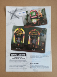 Flyer: Sound Leisure /Manhattan/ gazelle/Ritz (1989) jukebox