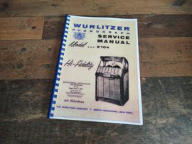 Service Manual: (Wurlitzer 2104) 1957 NEW !!! REPRO !!