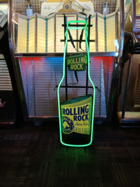 Neon Verlichting/ Neon Sign (Rolling Rock Beer) USA 100cm SOLD !!