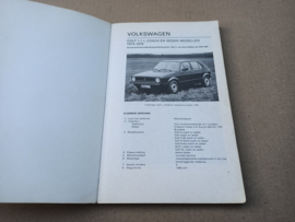 Instruction Book/Vraagbaak: Volkswagen Golf 1 (1974-1981)  Neterlands