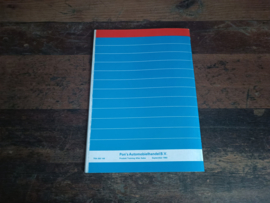 Handboek: Volkswagen/ Automaat O1F/ 01K/ Constructie en werking/ 1992