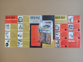 Flyer/ Folder: Rock-ola 1448 (1956) jukebox