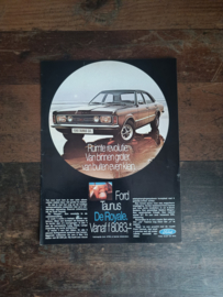 Reclame: Ford Taunus GXL1973) 29 x 21 cm