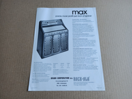 Flyer: (Rock-Ola Max 477C) 1981