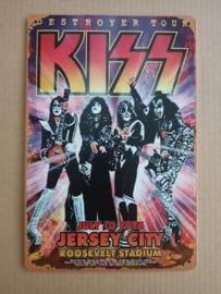 Metal Sign: KISS/ Destroyer Tour 1976 / 30x20/ New !!!!