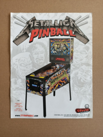 Flyer: Stern Metallica (2013) Flipperkast
