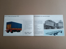 Folder/ Flyer: DAF 2600/ Truck And Trailers (1973)