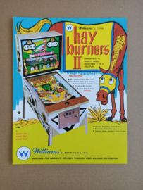 Flyer: Williams Burners II (1968) Flipperkast