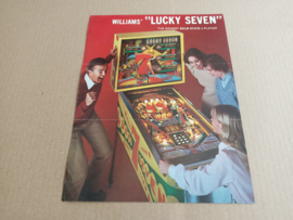 Flyer: Williams Lucky Seven (1978) Flipperkast