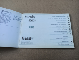 Instruction Book: Renault 6 (1968) Nederlands