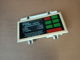 Pricing Panel (Seeburg SPS160 Olympian) 1972