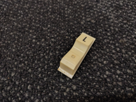 Push Button/ " L " (NSM Prestige) White