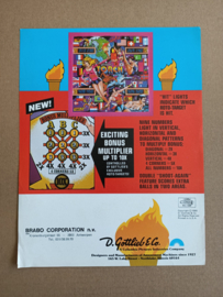 Flyer: Gottlieb Torch (1980) Flipperkast