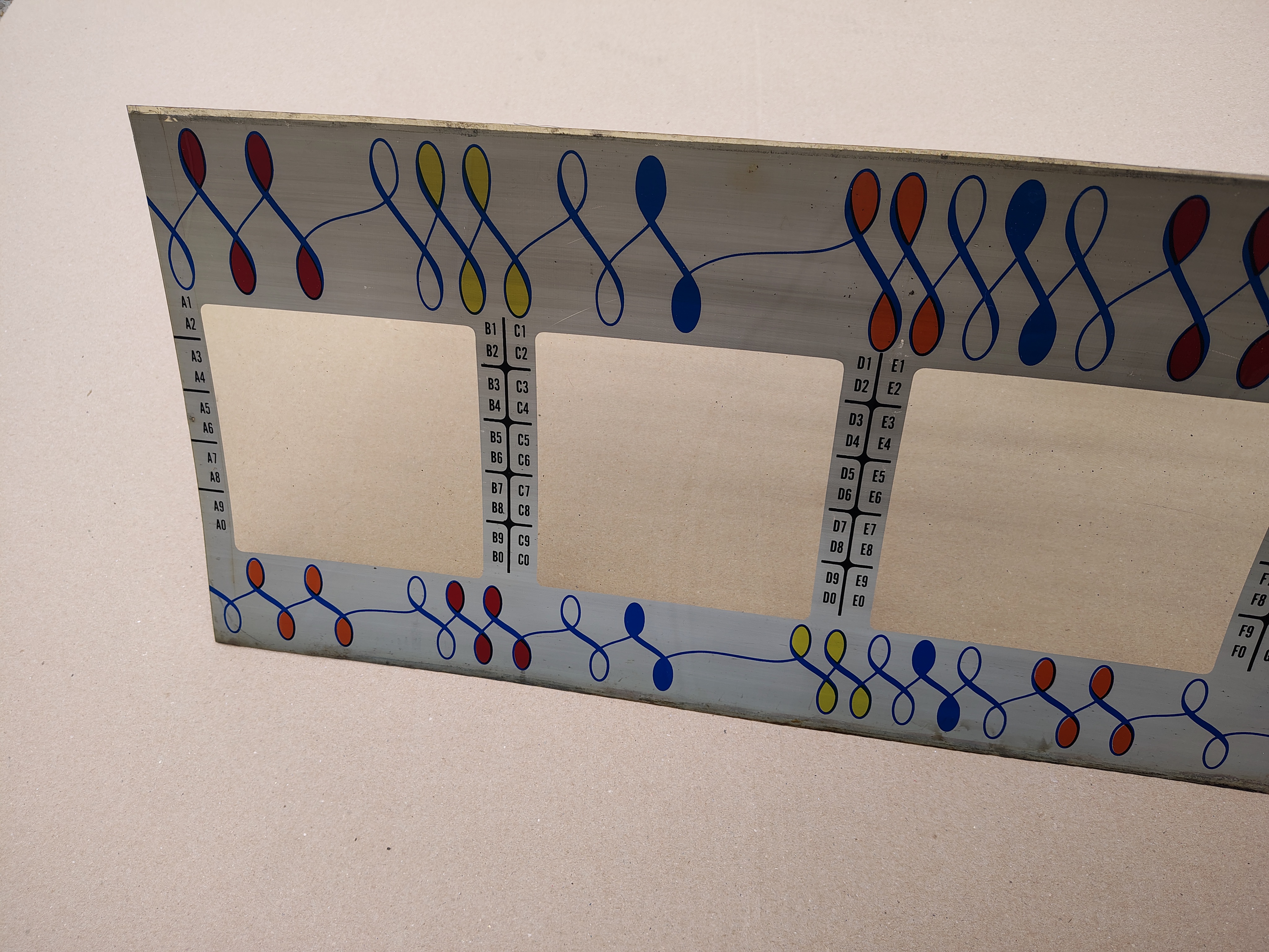 Program Holder/ Plastic (Wurlitzer 3710)